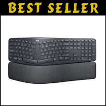 Load image into Gallery viewer, Sleek Logitech K860 Wireless Keyboard - Curved Split Keys for Precision Typing