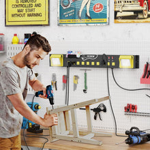Load image into Gallery viewer, Versatile 10 Outlet Surge Protector with USB &amp; LED Worklight - Garage/Office Use