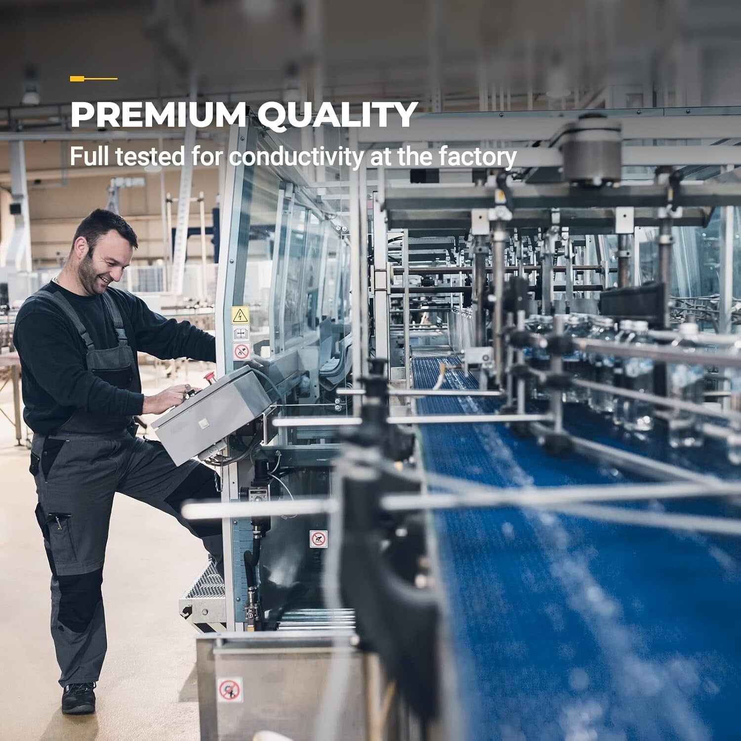 8AWG Weatherproof Solar Extension Cable Kit with Male/Female Connectors - 10ft