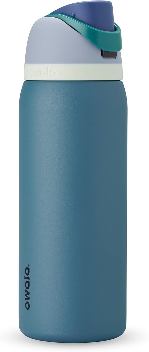 40oz Denim Insulated Stainless Steel Water Bottle with FreeSip Straw & Lid