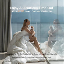 Load image into Gallery viewer, King Size Cooling Bed Insert - Luxury Down Feather Duvet for Year-Round Comfort