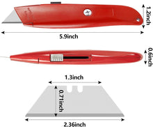 Load image into Gallery viewer, Heavy-Duty 30 Pack Utility Knives - Retractable Blades for Precise Cutting Needs