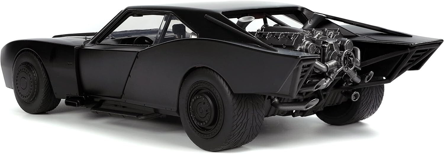 1:18 Batman Batmobile with Lights & 3.75" Figure - Must-Have for Collectors