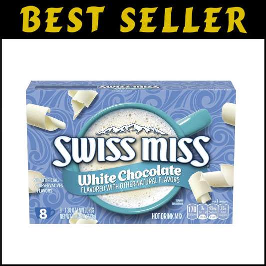 12 Boxes of Creamy White Chocolate Hot Drink Mix - Perfect for All Occasions