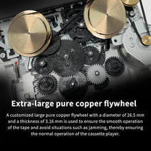 Load image into Gallery viewer, Cassette to MP3 Converter with Stereo Playback - Auto-Reverse &amp; Copper Design