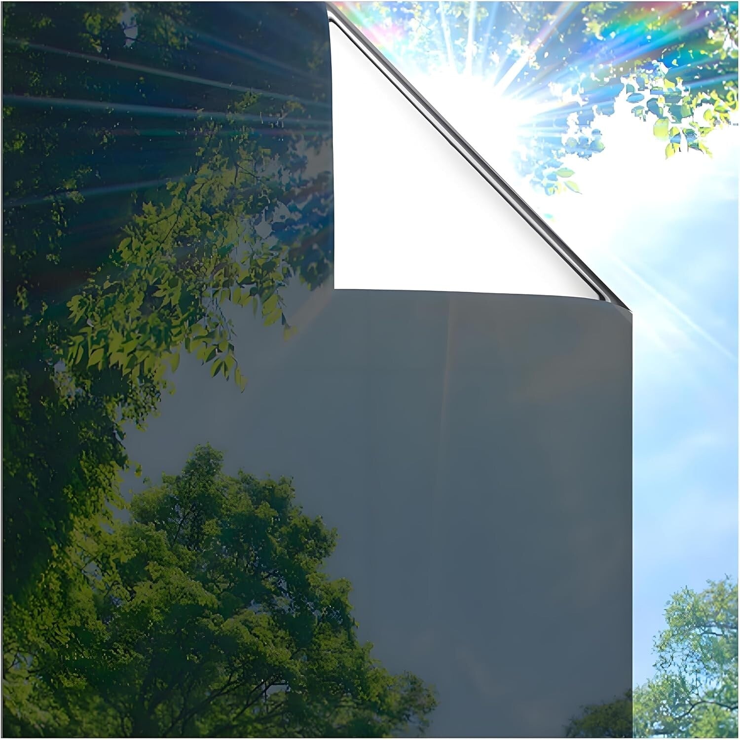 Static Cling Window Film - Privacy Control & Heat Reduction 35.4x78.7 inches