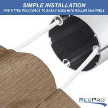 Load image into Gallery viewer, Universal Fit Tan Vinyl Awning: 17ft Replacement Fabric for RVs, Flame Retardant