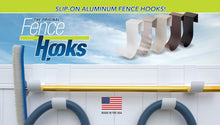 Load image into Gallery viewer, Durable and Lightweight Rust-Free Aluminum Fence Hooks - Perfect for Outdoors