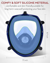 Load image into Gallery viewer, Reusable Gas Mask with Activated Carbon Filters - Protect Against Smoke &amp; Dust