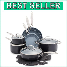 Load image into Gallery viewer, Valencia Pro 11-Piece Ceramic Nonstick Cookware Set - Induction &amp; Oven Safe