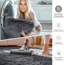 Load image into Gallery viewer, 5x7 Machine Washable Shaggy Area Rug – Soft, Cozy Living Room &amp; Bedroom Decor