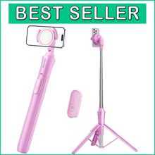 Load image into Gallery viewer, 62'' Magnetic Photo Tripod with Wireless Remote - Travel-Friendly &amp; Effortless