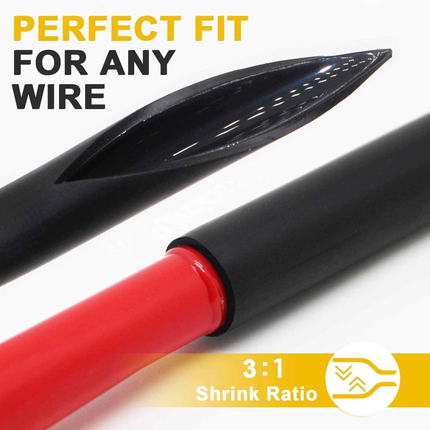 Adhesive-Lined 59 Ft Heat Shrink Tubing - 1" for Enhanced Electrical Insulation