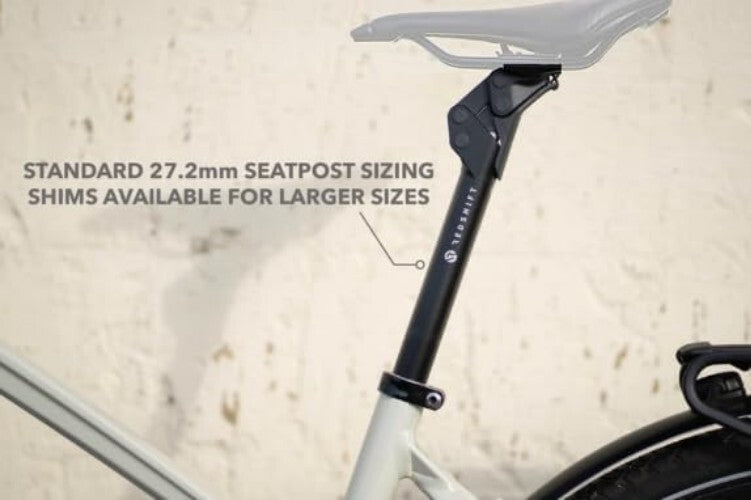 Adjustable Shock-Absorbent Seatpost: Comfortable Ride for Gravel & Hybrid Bikes