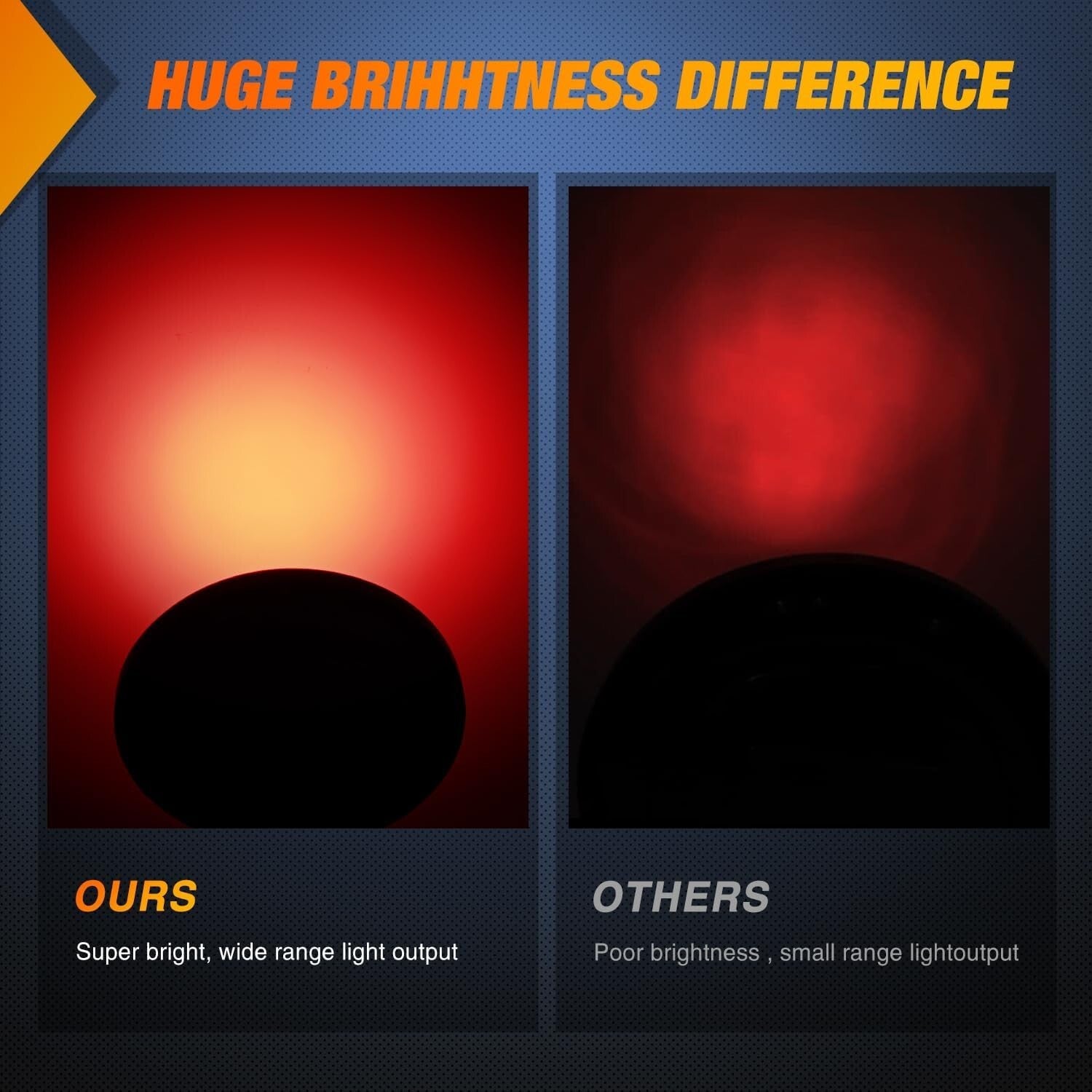 Dual Mode 4-Inch LED Tail & Turn Signal Lights for Trucks & Trailers - Set of 4