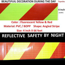 Load image into Gallery viewer, Industrial Waterproof Reflective Tape 4"x66' - Strong Adhesion for Night Safety
