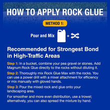 Load image into Gallery viewer, Ultimate 128oz Gel-Based Rock and Gravel Adhesive for Landscaping Excellence