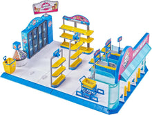 Load image into Gallery viewer, Interactive Mini Brands Mini Mart Playset w/ 5 Mystery Minis - Build &amp; Play