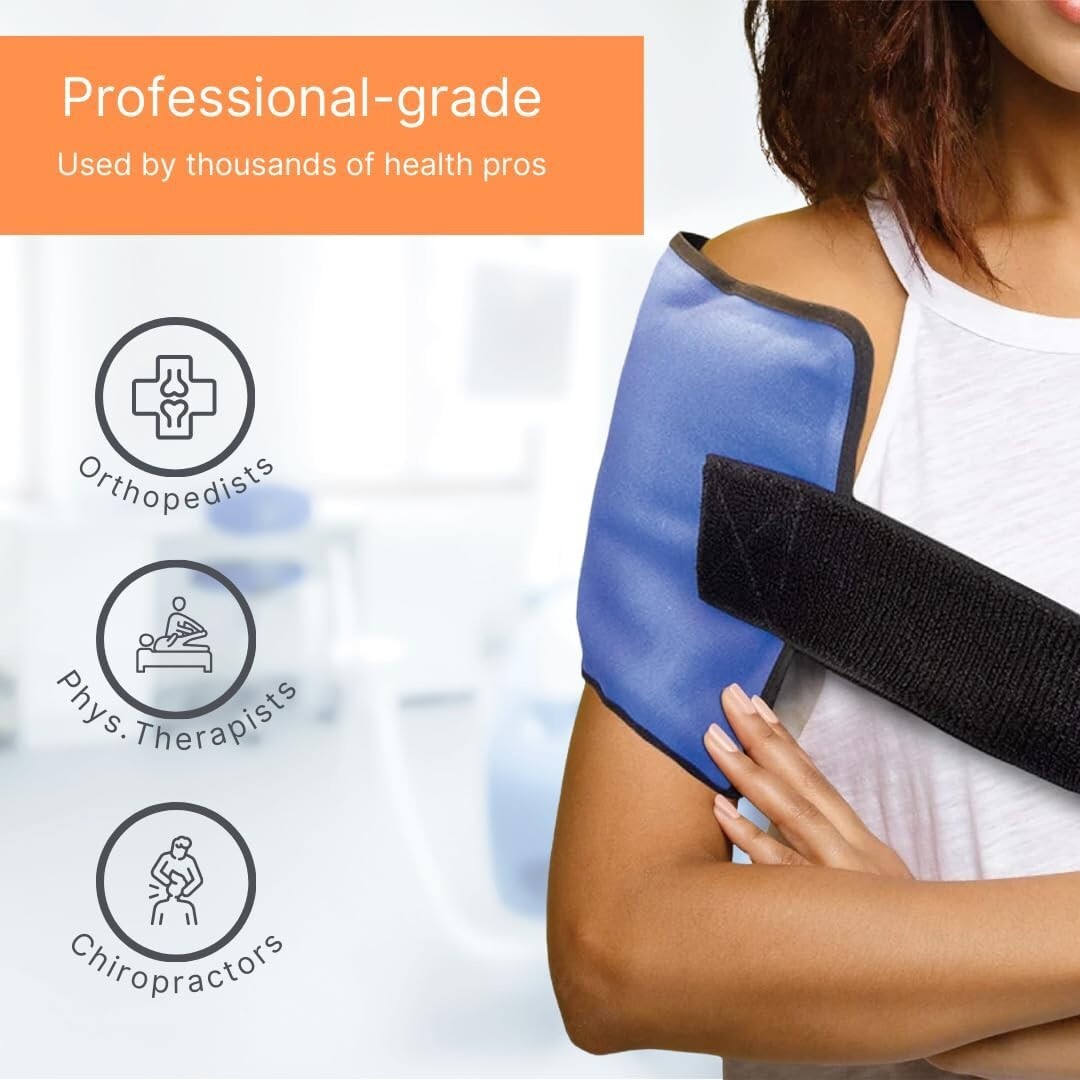 Colder For Longer: FlexiKold Reusable Ice Packs for Muscle Pain & Injuries