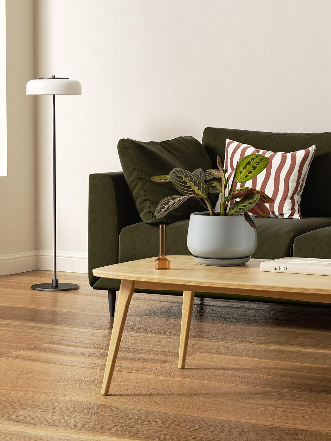 Durable Decorative Indoor Pots - Modern Ceramic Set with Saucer & Drainage Pads