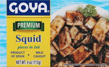 Load image into Gallery viewer, Ready-to-Eat Squid Pieces in Ink, 4oz Pack - Ideal for Quick Gourmet Meals