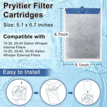 Load image into Gallery viewer, Premium 16 Pack Filter Cartridges for Whisper Filters - Enhanced Water Quality