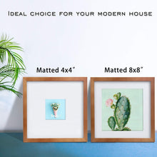 Load image into Gallery viewer, Versatile 11x11 Frames with Plexiglass - 4-Pack for Wall and Tabletop Mounting