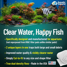 Load image into Gallery viewer, Premium Dual Density Aquarium Filter Pad – 72” Floss for Crystal Clear Water