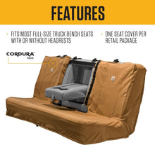 Load image into Gallery viewer, Universal Fit Cordura Bench Seat Cover with Rain Defender for Car Protection