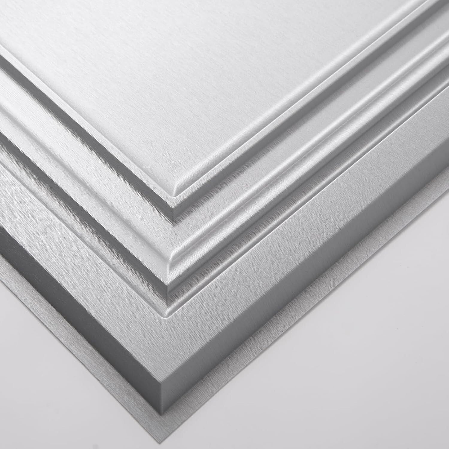 12-Pack 2'x2' PVC Ceiling Tiles in Argent Silver - Durable & Stylish Upgrade