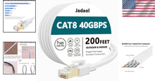 Load image into Gallery viewer, Heavy Duty Cat8 Ethernet Cable 200 ft - Shielded for Ultimate Network Speed