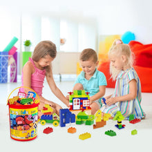 Load image into Gallery viewer, Large 214-Piece Stacking Block Set in Multicolor - Perfect for Toddler Learning