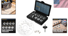 Load image into Gallery viewer, Router Template Guide Bushing Set - Ideal for Porter Cable, DeWalt, Bosch Models