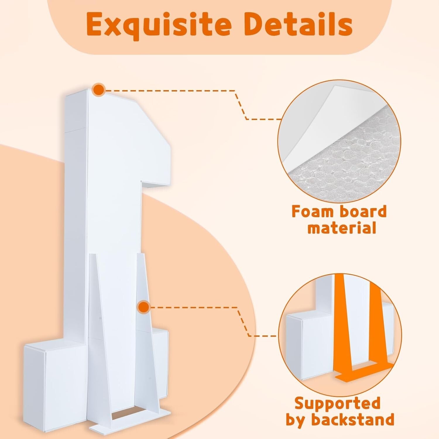 Customizable 4FT Balloon Number Frame for 30th Birthday & Anniversary Decor