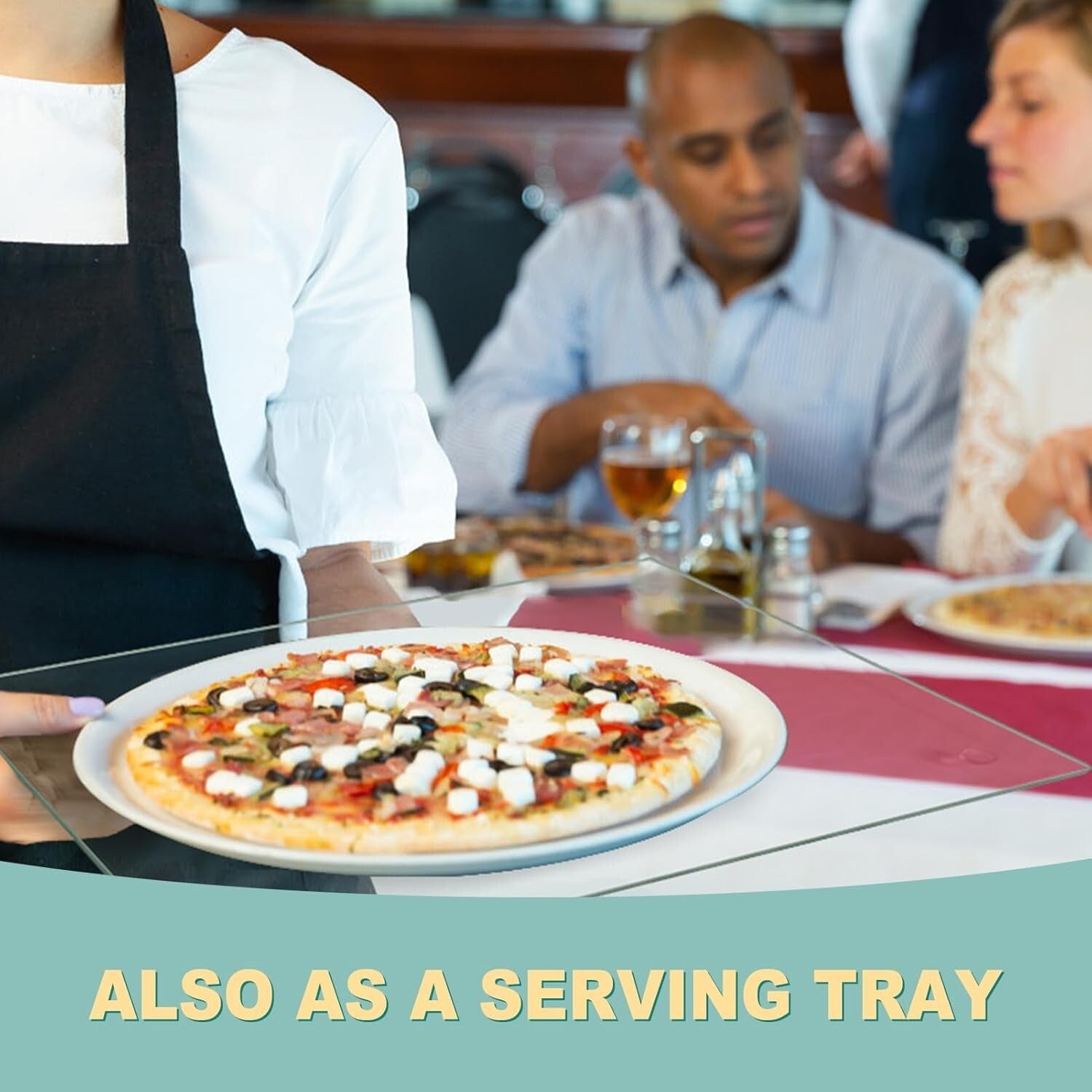 Sophisticated 18x24" Tempered Glass Kitchen Cutting Board - Non-Slip Design