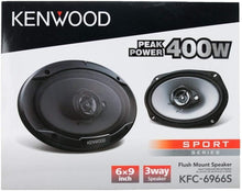 Load image into Gallery viewer, 400-Watt 6x9 Flush Mount Coaxial Car Speakers - Easy Install Stereo Pair