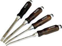 Load image into Gallery viewer, Versatile Mortise Chisel Set - 4 Sizes (4/6/10/12 mm) with Comfortable Handles