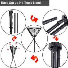 Load image into Gallery viewer, Lightweight Foldable Ball Caddy with Triangular Stability for Young Athletes