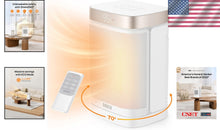 Load image into Gallery viewer, Oscillating Electric Heater with Digital Thermostat - Safe &amp; Portable 1500W