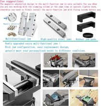 Load image into Gallery viewer, Heavy-Duty Workshop Vise with Quick Locking Mechanism &amp; Protective Washers