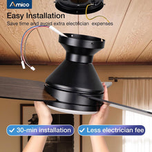 Load image into Gallery viewer, Elegant 42-Inch Low Profile Ceiling Fan with Remote, 3CCT &amp; Whisper Quiet
