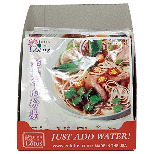 Authentic Beef Pho Soup Mix - Instant 12-Pack for Delicious Home Dining