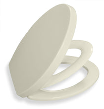 Load image into Gallery viewer, Premium Elongated Almond Potty Training Toilet Seat - Easy Clean &amp; Slow Close