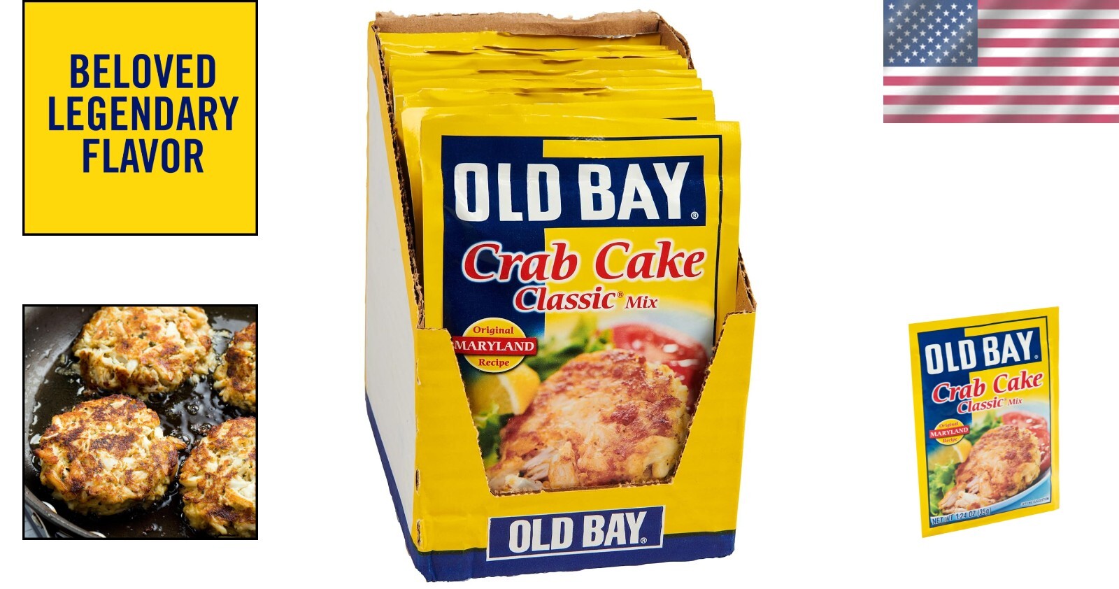 Delicious Crab Cake Mix - 1.24 oz Pack of 12 for Effortless Entertaining