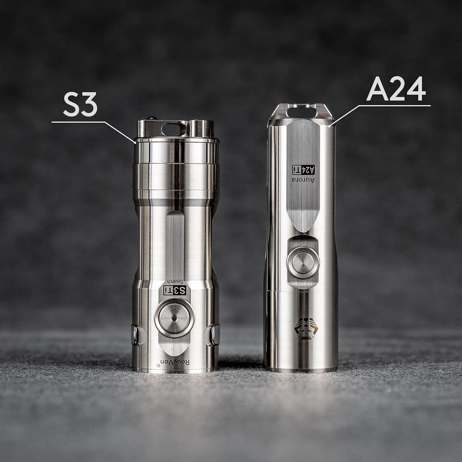 S3 Ti Titanium Flashlight: Super Bright 1800 Lumen with Instant Memory Mode