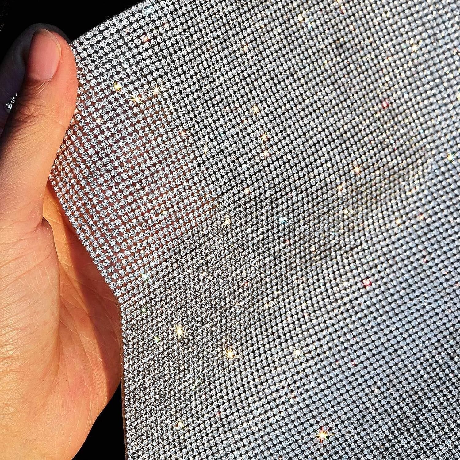 DIY Car Bling Rhinestone Sticker - 81000 Crystal Gems on 15.8" x 39.4" Sheet