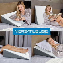 Load image into Gallery viewer, Luxurious 31x33 Extra Large Wedge Pillow - Soft Foam for Ultimate Comfort