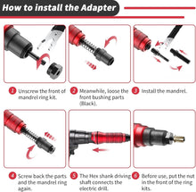 Load image into Gallery viewer, Portable Rivet Nut Adapter Kit for Cordless Drills - Complete with Carrying Case