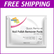 Load image into Gallery viewer, Moisturizing Nail Polish Remover Wipes with Aloe Vera - Travel Size Convenience