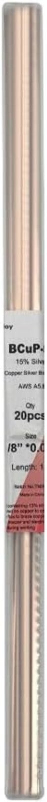 Durable 15% Silver Brazing Rods - Perfect for Air-Conditioning & Refrigeration